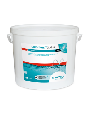 Chlorilong Classic 10 kg Bayrol - Galets de chlore à dissolution lente pour une désinfection continue de votre piscine