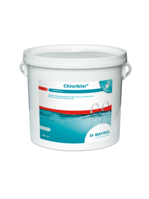 Chloriklar Bayrol 5 kg - Clarifiant pour une eau de piscine cristalline et limpide
