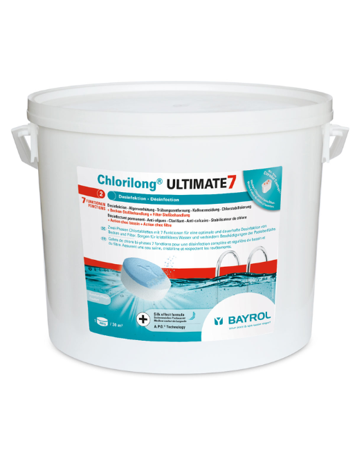 Chlorilong Ultimate 7 BAYROL - Traitement tout-en-un pour une désinfection puissante