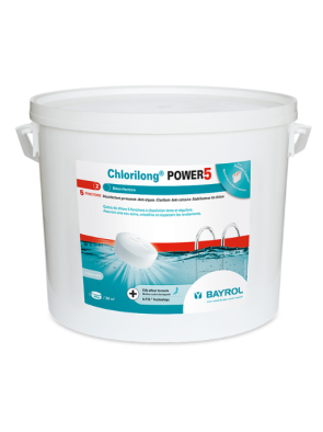 Chlorilong Power 5 10 kg Bayrol - Puissance accrue pour la désinfection de votre piscine.