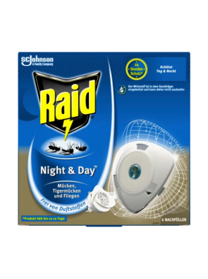 Recharge diffuseur électrique Night & Day RAID