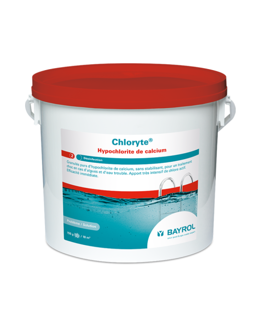 Chloryte 5kg BAYROL 2137213 : Désinfection Puissante