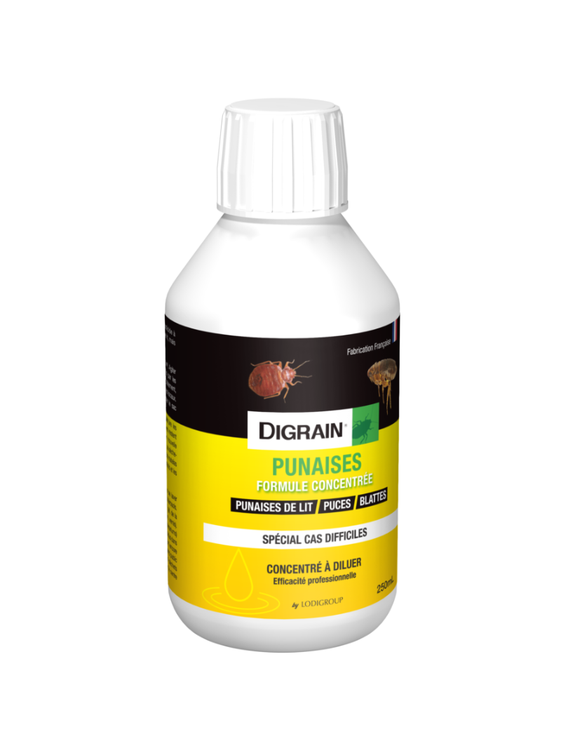 Répulsif punaises en formule concentré Digrain réf I3321A flacon de 250 ml