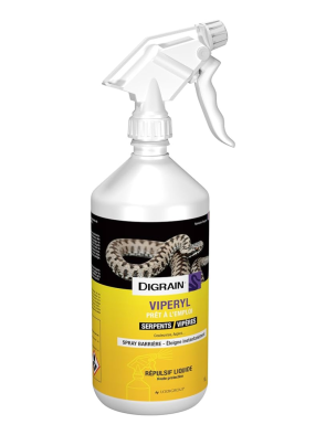 Bouteille Spray Répulsif serpents vipères de 1L par Digrain