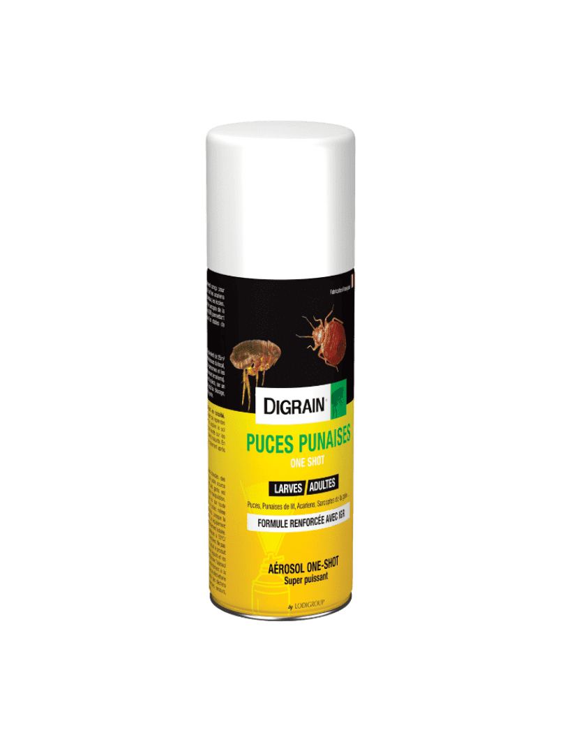 Aérosol auto vidant anti punaises de lit DIGRAIN 150 ml