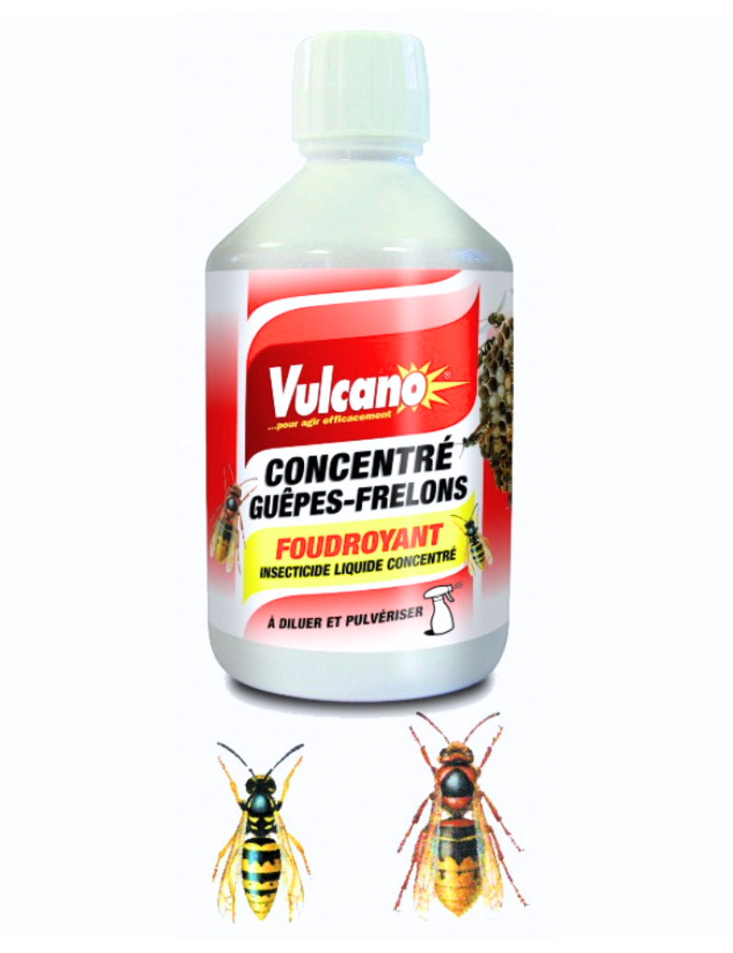 Insecticide Spécial Volants Vulcano 600 ml : Éradication Mouches