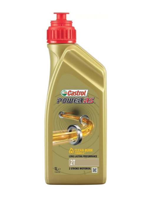 Bidon d'1 litre Huile moteur POWER RS 2T CASTROL