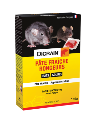 Appat pour rat Boîte 150g DIGRAIN