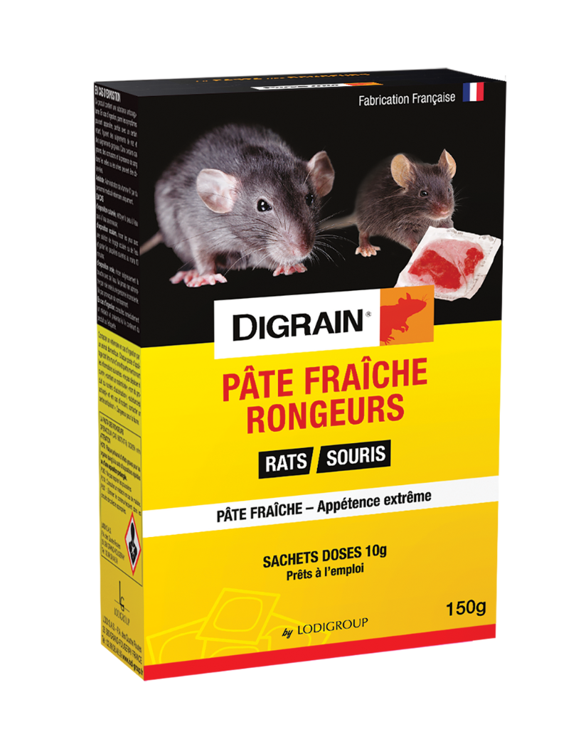 Appat pour rat Boîte 150g DIGRAIN